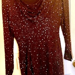 Vintage Riazzi  Sequin Silk Dress
